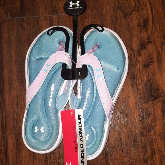Under Armour Various Sizes Stretch Flip Flops - Picture 3 of 4